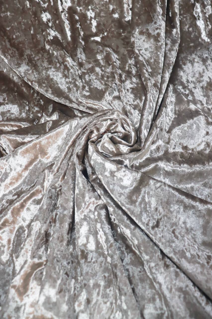 Festive Crushed Velvet Solid by the half yard