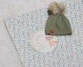 Ditsy woodland nursery design 
by the half yard Single Brushed