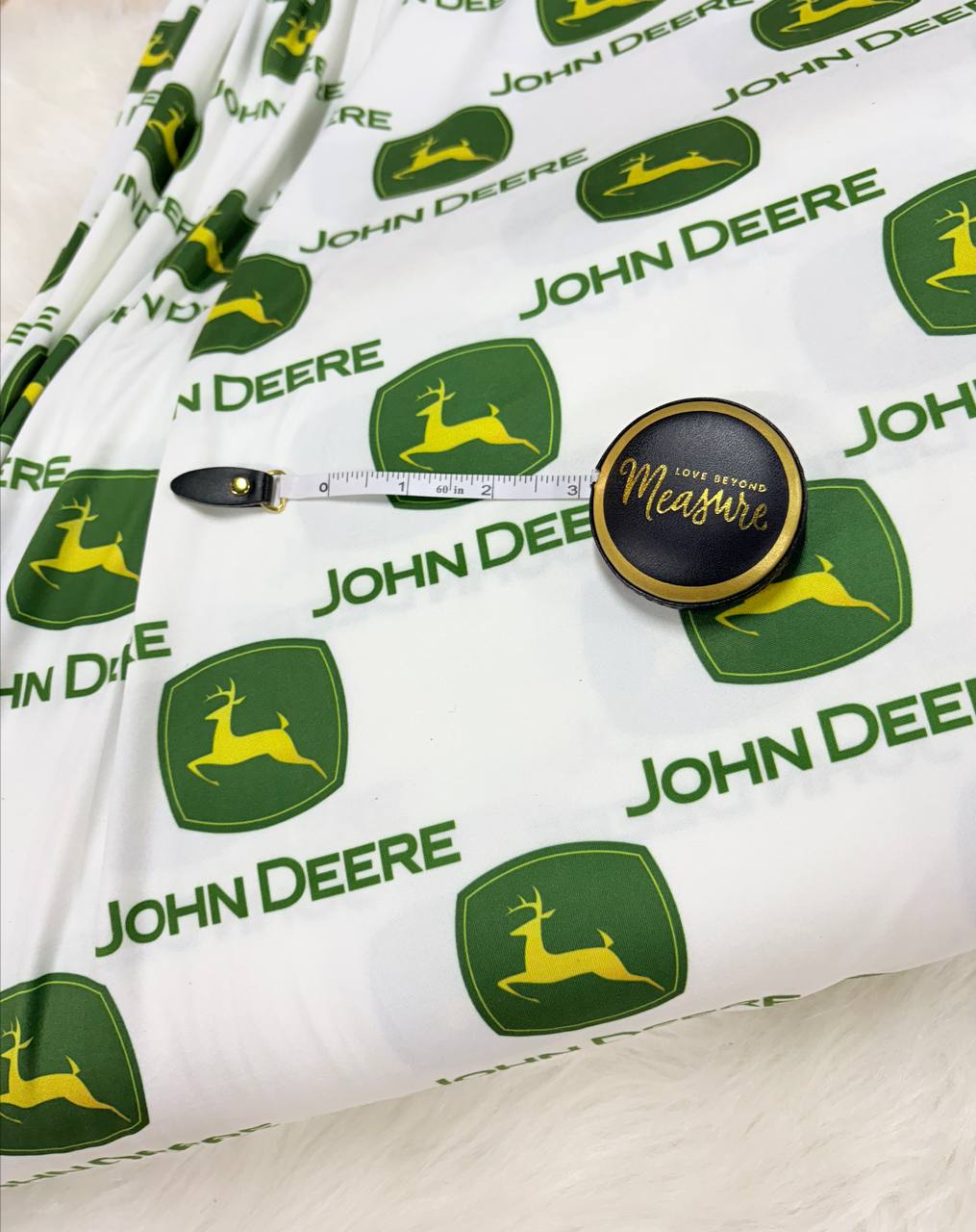 Timeless “Deere” Design
By the half yard Double Brushed Poly