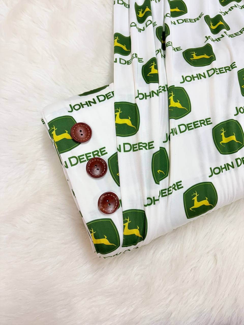 Timeless “Deere” Design
By the half yard Double Brushed Poly