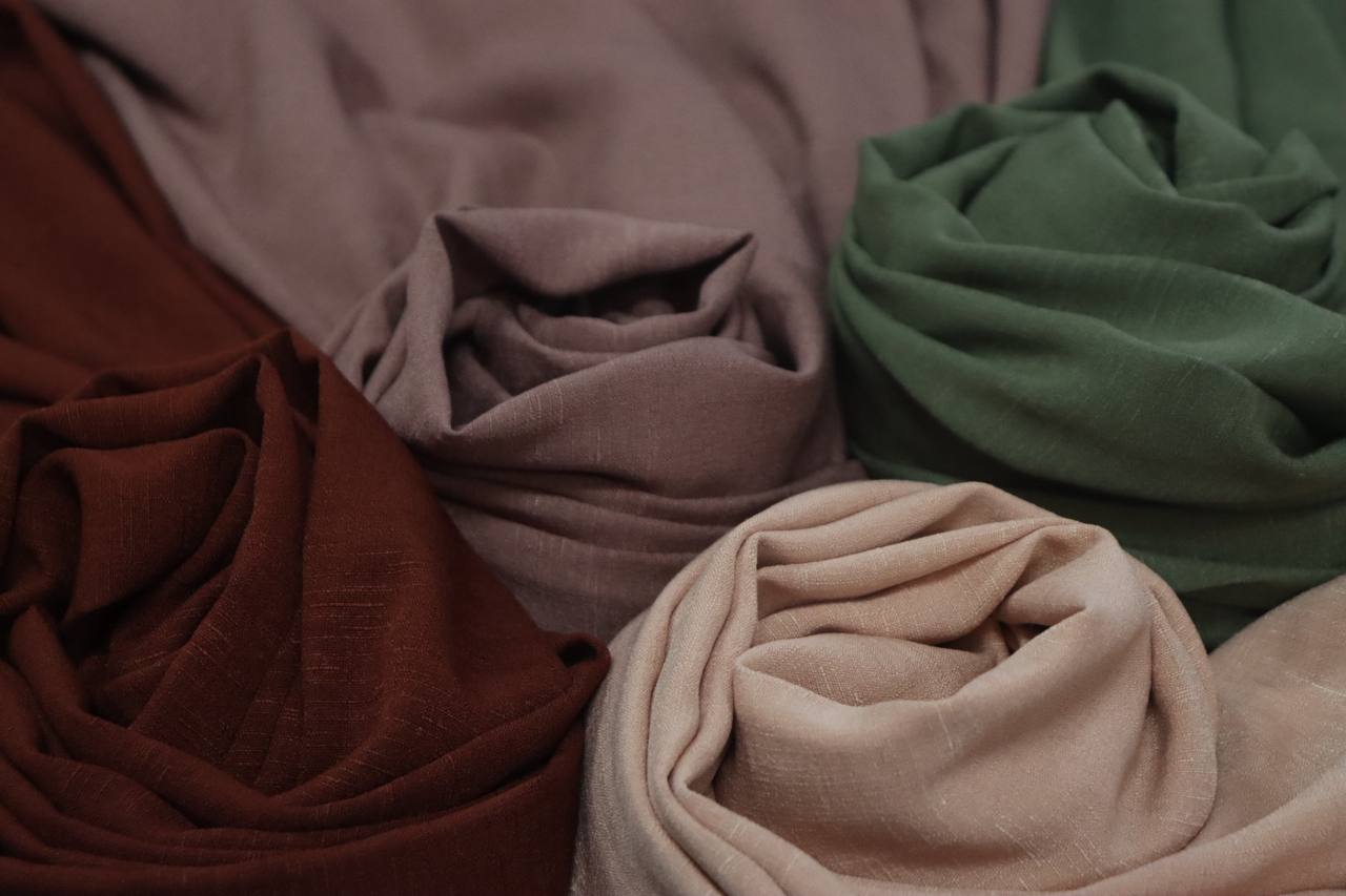 Linen Look Solid  by the half yard