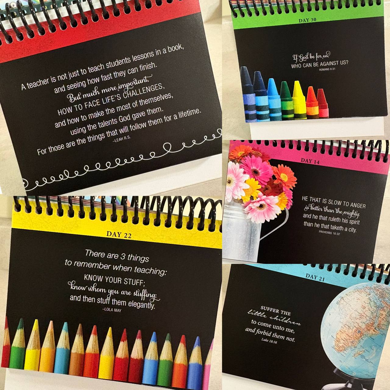 Teachers Inspirational Calendar