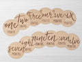 Double Sided Milestone wooden cards
