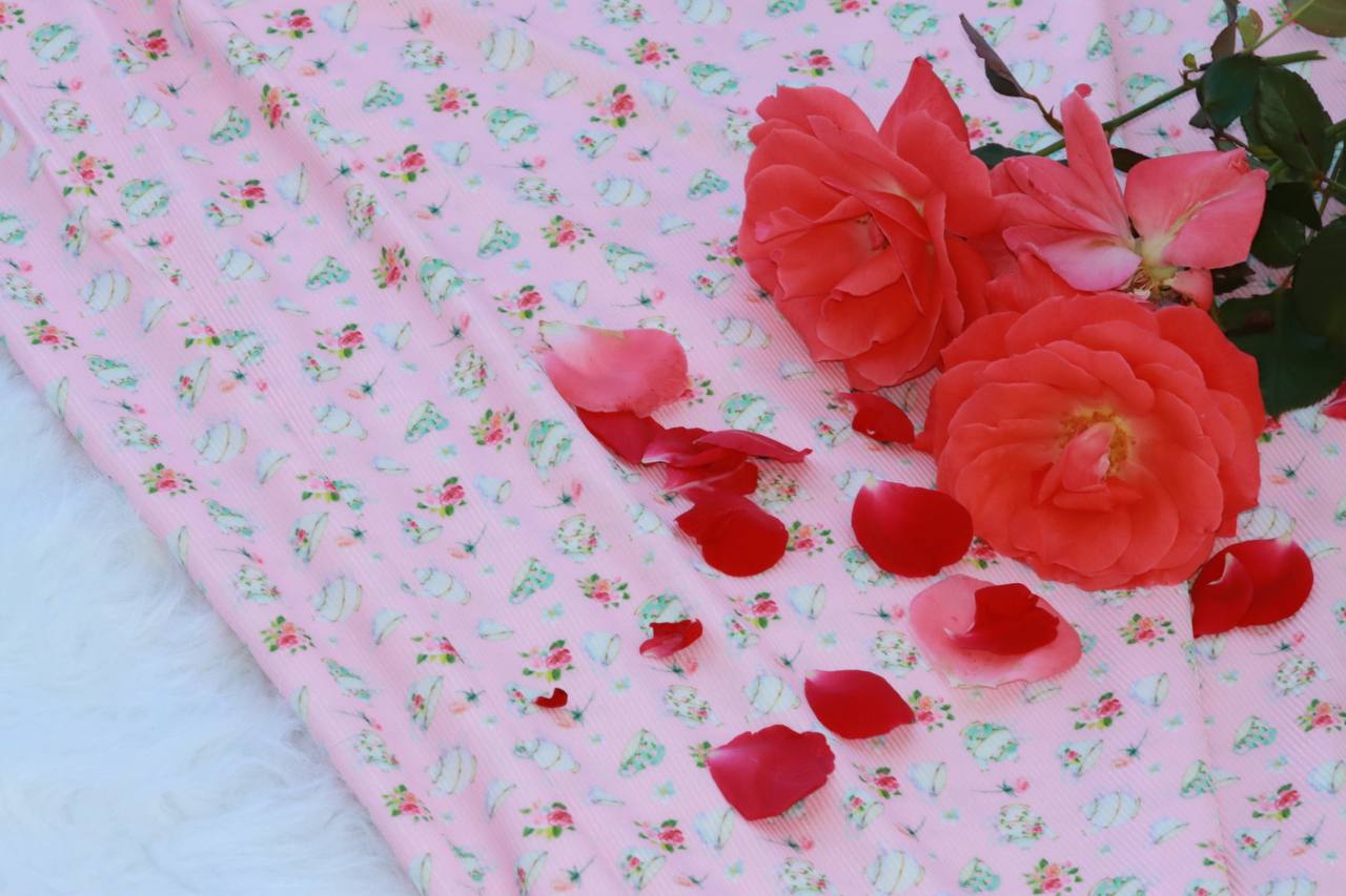 Tea time Petite Rib Knit by the half yard