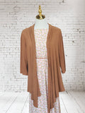 Modern Ditsy Floral Narrow Rib Knit                                                                         and Double Brushed by the half yard