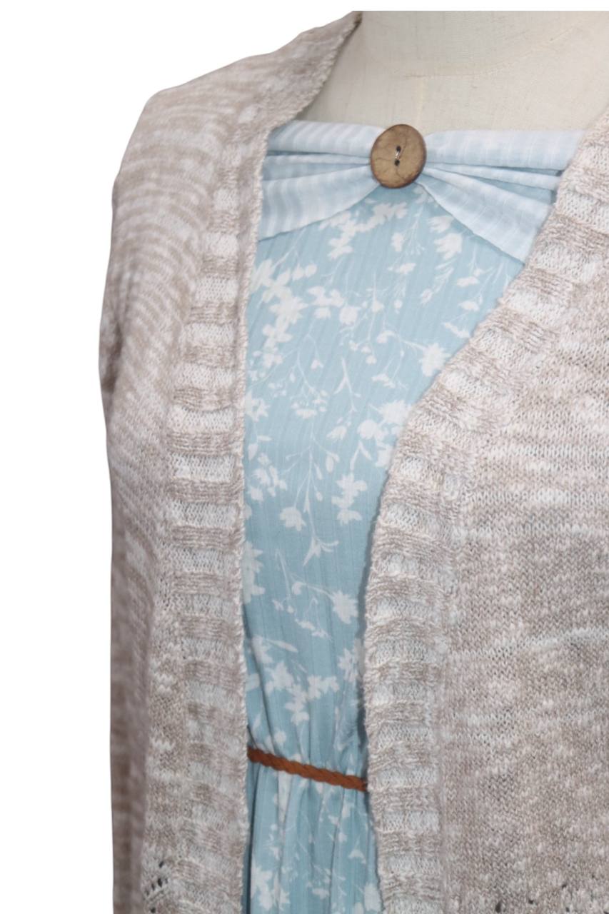 Wildflower Poly Rib (cotton feel)by the half yard