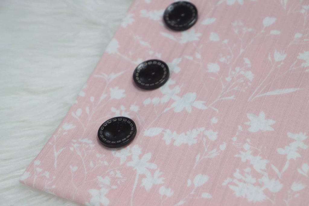 Wildflower Poly Rib (cotton feel)by the half yard