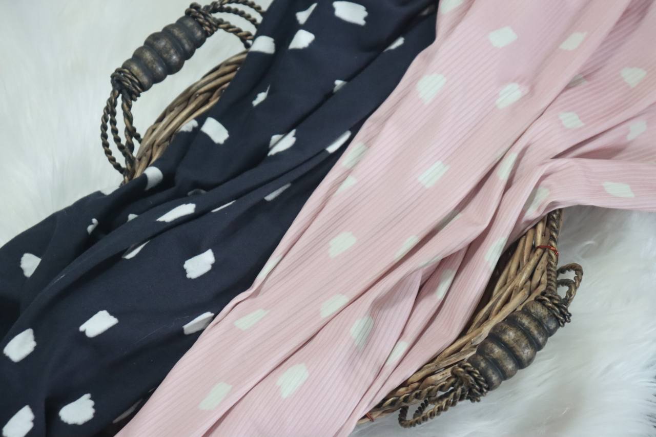Modern Dash  by the half yard  Cotton Spandex