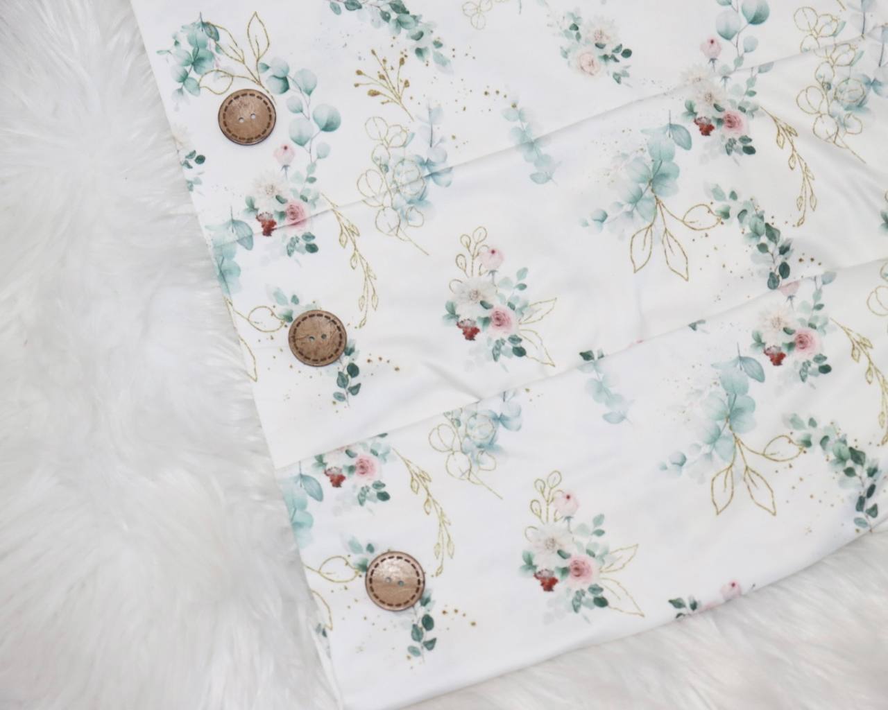 DTY Eucalyptus Floral by the half yard