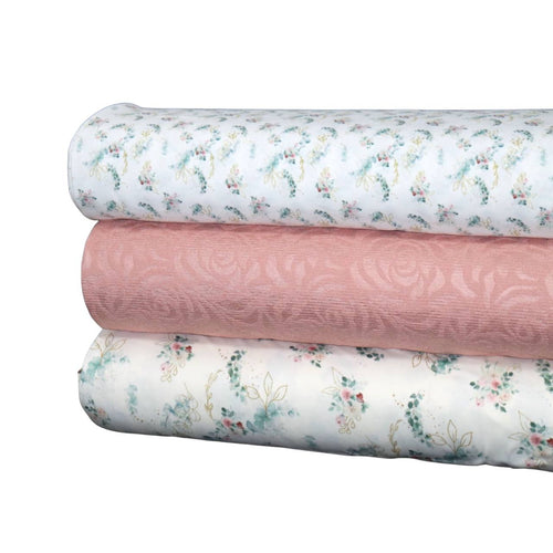 Air Flow Poly  Eucalyptus Floral Mini by the half yard