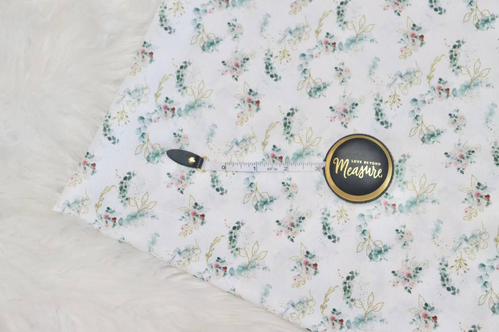Air Flow Poly  Eucalyptus Floral Mini by the half yard