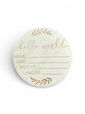 4in Wooden Leaf birth stat