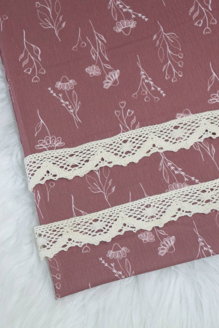 Spice “Hanna” Wavy crêpe by the half yard