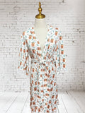 Small narrow rib handmade robe